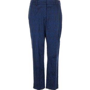 White House Black Market Size 8 Petite Blue Dress Pants